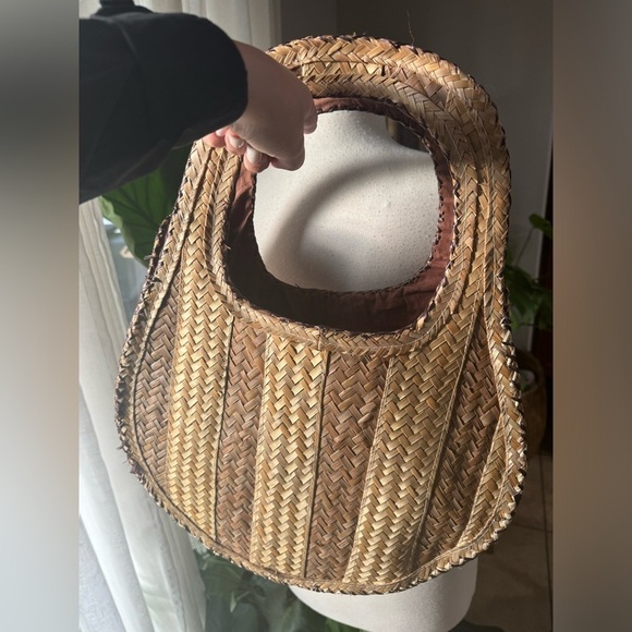 Rattan‎ woven bag - Picture 2 of 5